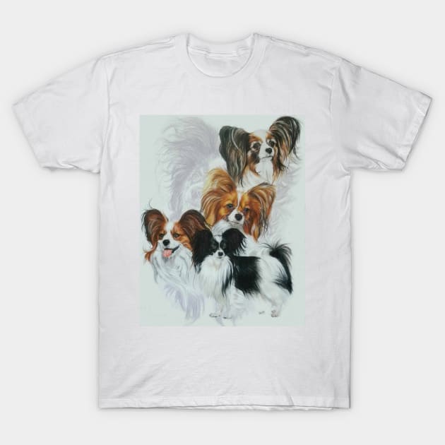 Papillon Medley T-Shirt by BarbBarcikKeith